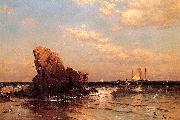 Alfred Thompson Bricher By the Shore oil